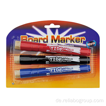 Hochwertiger bunter Whiteboard-Marker mit Radiergummi